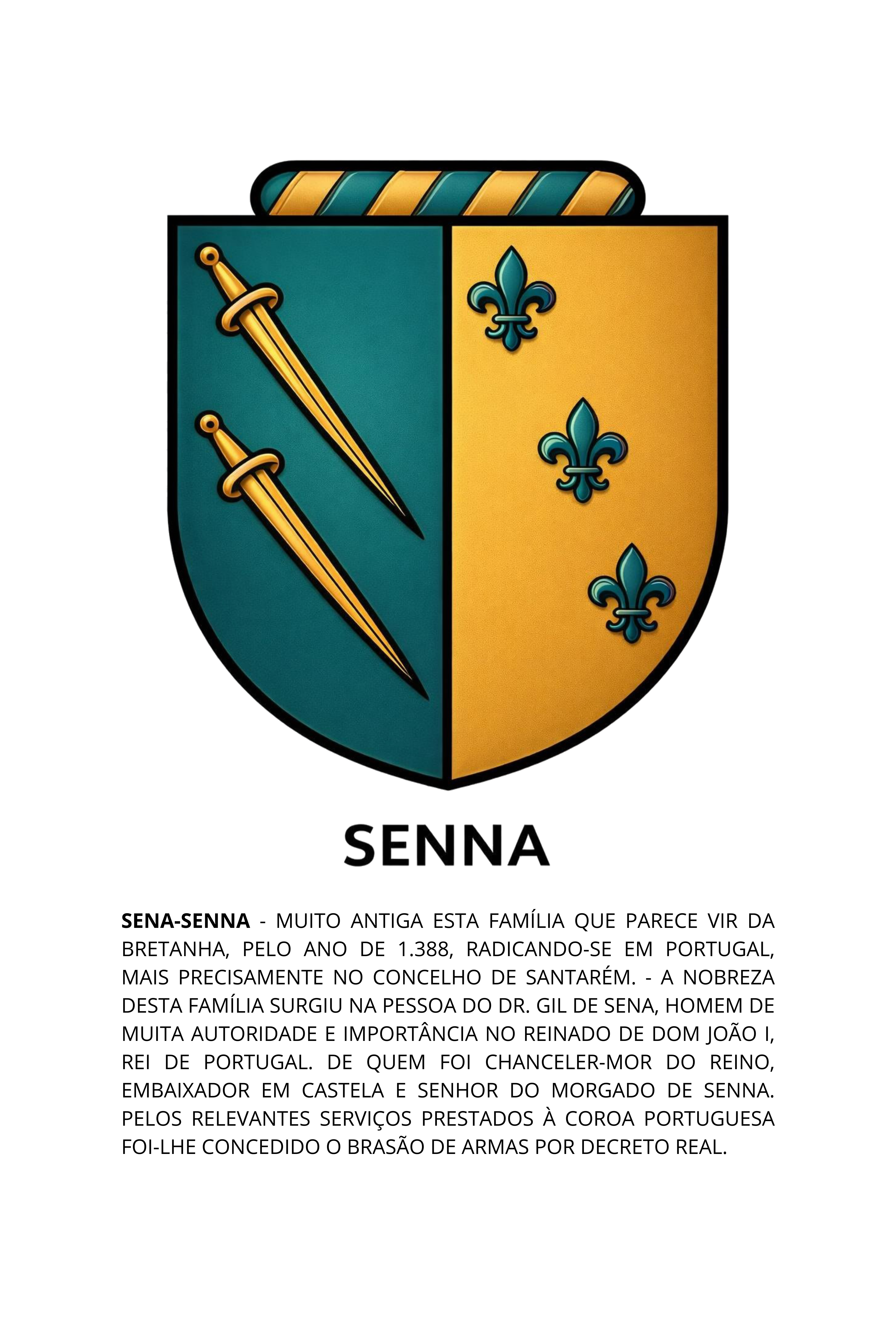 Brasão Oficial da Família Senna