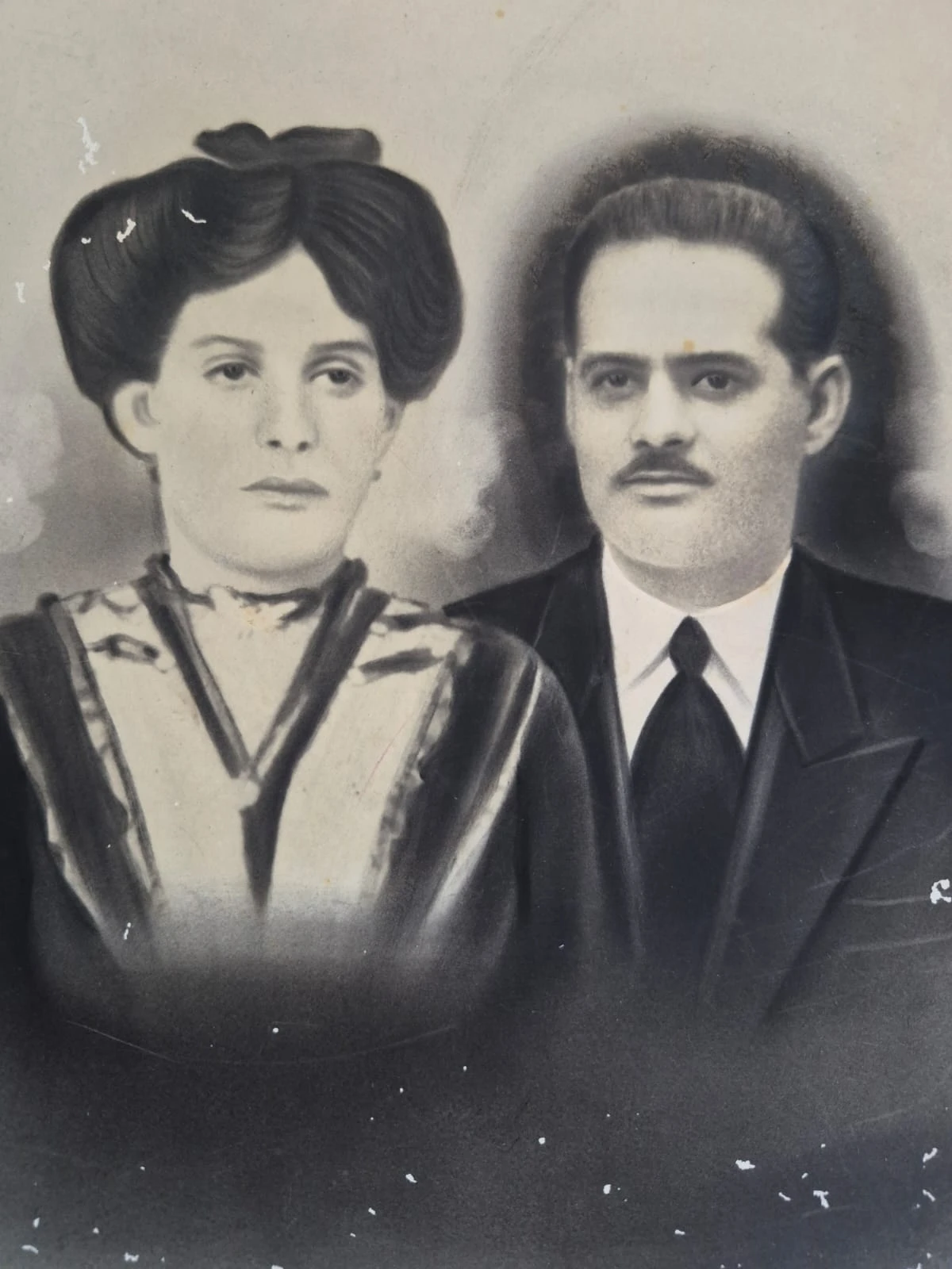 Maria Bernardino de Sena e seu filho Antônio Alves Ribeiro